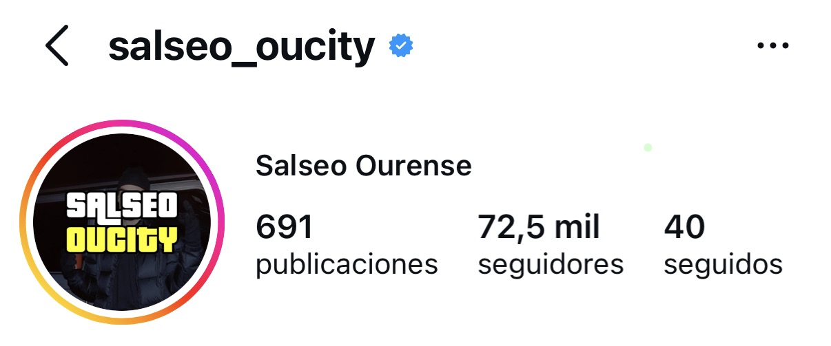 Perfil de Instagram de salseo_oucity